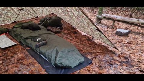 Winter Tarp And Bivvy Wild Camp Youtube