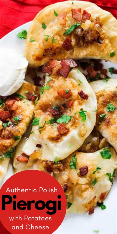 Authentic Polish Pierogi With Potatoes And Cheese Pierogi Ruskie Eating European Recipe