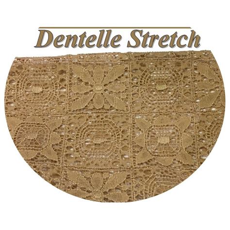 Dentelle Fine Beige Lycra Au Mètre En Grande Largeur Pour Lingerie