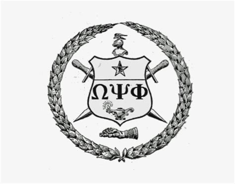 Graphic Free Library Logos Fraternity History Chapter Omega Psi Phi