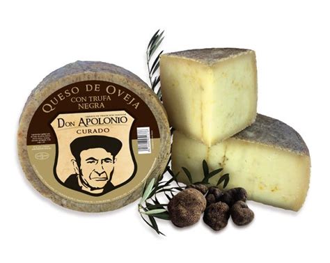 Queso De Oveja Curado Con Trufa Negra