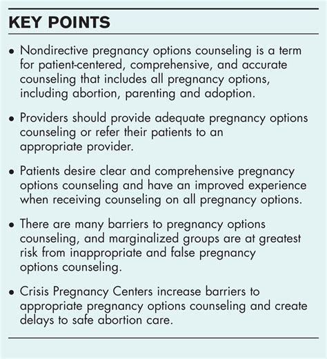 Pregnancy options counseling : Current Opinion in Obstetrics and Gynecology 