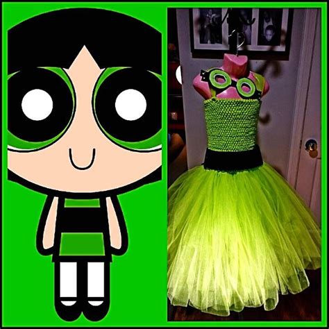 Power Puff Girls Buttercup Halloween Costume Handmade Order I Made For