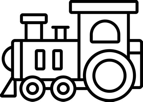 Train Outline Illustration 45491740 Vector Art At Vecteezy
