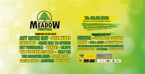 Moos Meadow Festival Feuchtwangen We P Romantisches Franken