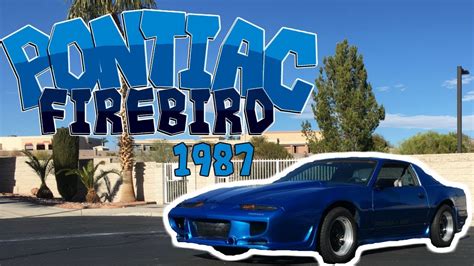 1987 Pontiac Firebird Formula 350 With Scotty Kilmer Youtube