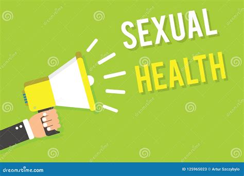 Conceptual Hand Writing Showing Sexual Health Business Photo Text