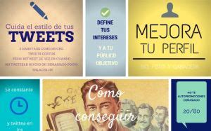 Bonita infografía con consejos para ganar seguidores en Twitter