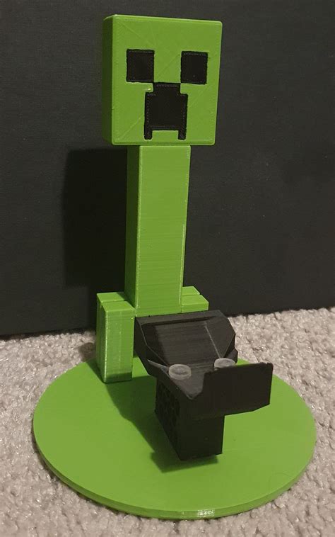 Datei Stl Minecraft Ps4 Controller Halter Stand Creeper Herunterladen • Modell Für Den 3d Druck