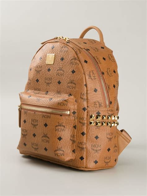 Lyst Mcm Stark Backpack In Brown