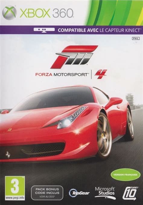 Forza Motorsport 4 2011 Xbox 360 Box Cover Art Mobygames