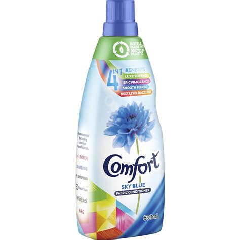 Comfort Fabric Softener Conditioner Sky Blue 800ml Woolworths