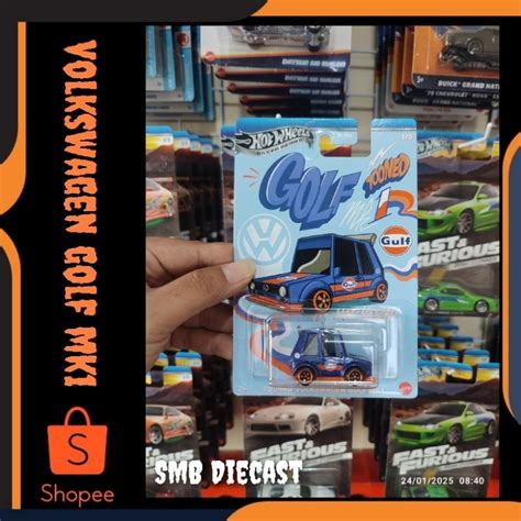 Hot WHEELS SILVER SERIES TOONED VOLKSWAGEN GOLF MK GULF Shopee Malaysia