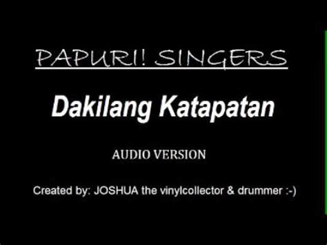 Papuri Singers Dakilang Katapatan Youtube