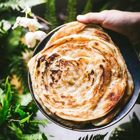 How To Make Flaky Roti Paratha Malaysian Roti Canai