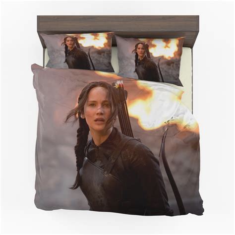 The Hunger Games Mockingjay Katniss Jennifer Lawrence Bedding Set | EBeddingSets