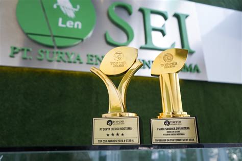 Pt Surya Energi Indotama Sei Raih Dua Penghargaan Di Ajang Top Csr