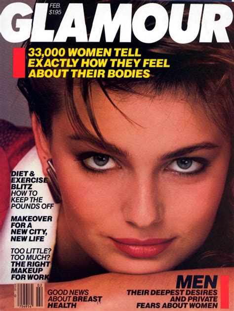 Paulina Porizkova Original Supermodels Fashion Magazine Cover Porn