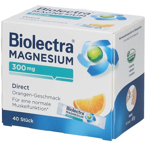 Biolectra Magnesium Mg Direct Orange Shop Apotheke Ch