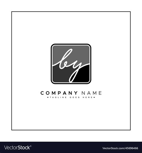 Handwritten Signature Logo For Initial Letter Vector Image