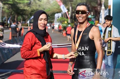 Bangka Sukses Gelar Sport Tourism Sungailiat Triathlon 2023 Dinparbud