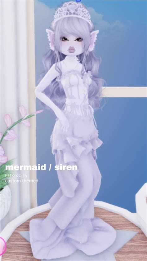 Mermaid Siren Dti Dress To Impress In Dress To Impress