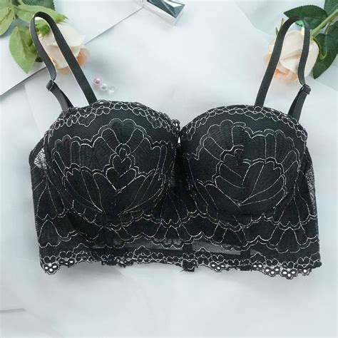 Sexy Ladies Cotton Lace Push Up Underwire Plus Size Women Underwear