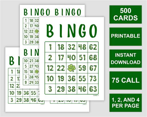 Bingo Pattern Examples 13 Free PDF Printables