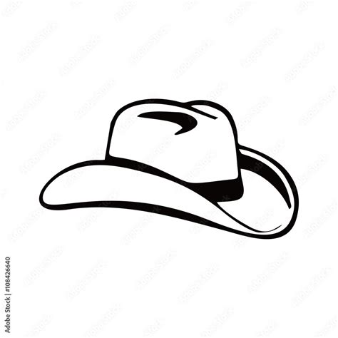 Cowboy Hat Logo Icon Stock Vector | Adobe Stock