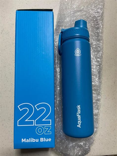 Aquaflask 22oz Malibu Blue Furniture Home Living Kitchenware