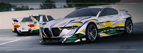 BMW Art Cars Roy Lichtenstein Tribute CGI on Behance