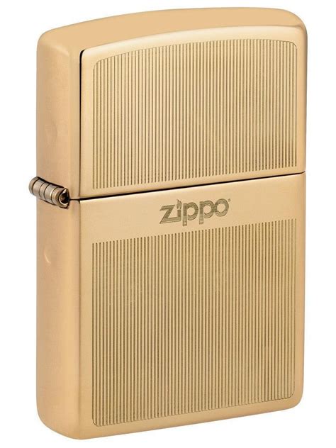 Zippo Lighter Engraved Design High Polish Brass 81491 Lucas Lighters