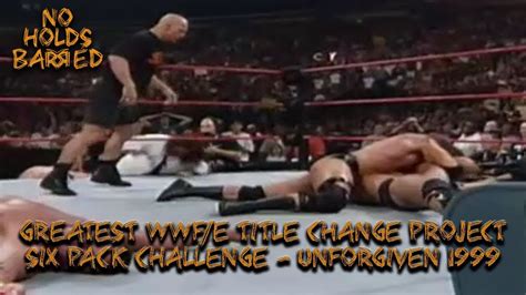 Greatest Wwe Title Changes Wwf Unforgiven The Rock Steve