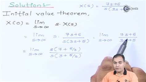 Initial Value And Final Value Theorem Of Laplace Transform Signals