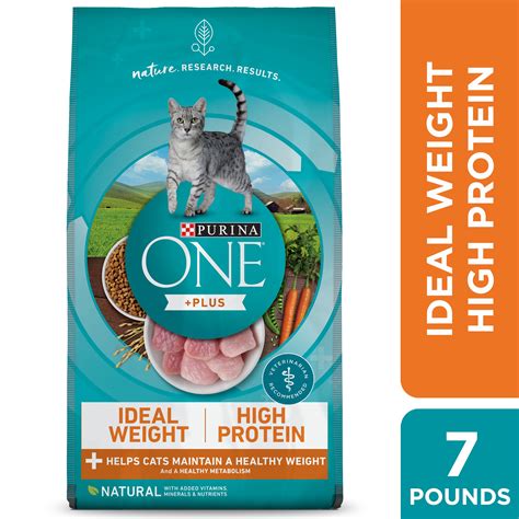 Purina One High Protein Healthy Weight Dry Cat Food Plus Ideal