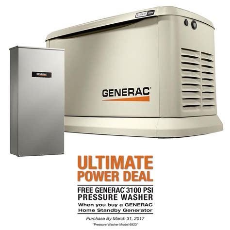 Generac 20000 Watt Lp18000 Watt Ng Air Cooled Standby Generator