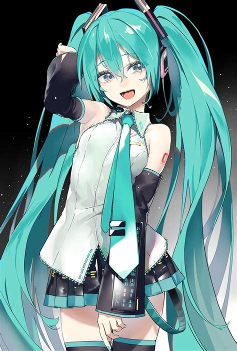 Hatsune Miku Vocaloid Drawn By Rsktbhono Danbooru