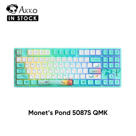 Akko Monets Pond 5087S QMK RGB Hot Swappable Mechanical Gaming