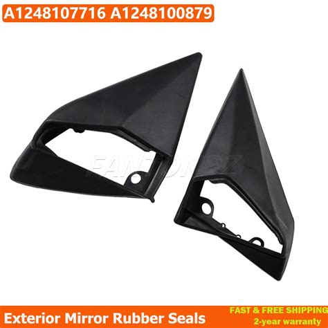 Exterior Mirror Rubber Seals Gasket Set Left And Right LHD For Mercedes