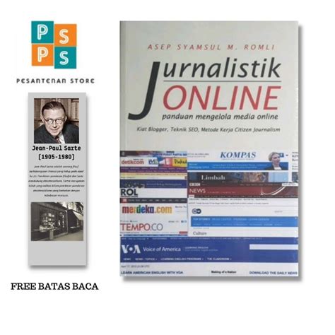 Jual BUKU ORIGINAL Jurnalistik Online Panduan Mengelola Media Online