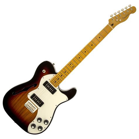 Fender Modern Player Telecaster Thinline Deluxe, 3 Colour Sunburst at Gear4music