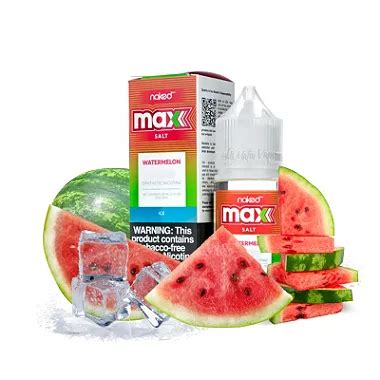 Nic Salt Naked Max Watermelon Ice Melancia Gelada Vape Boss