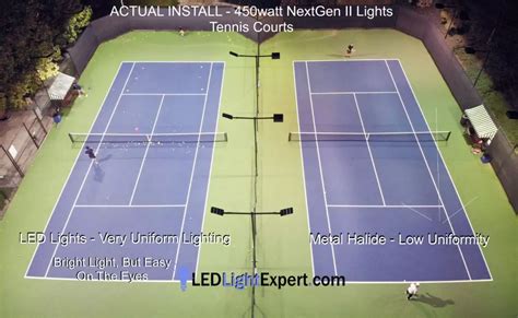 LED Tennis Court Lights and Court Lighting for Pickleball Tennis and ...