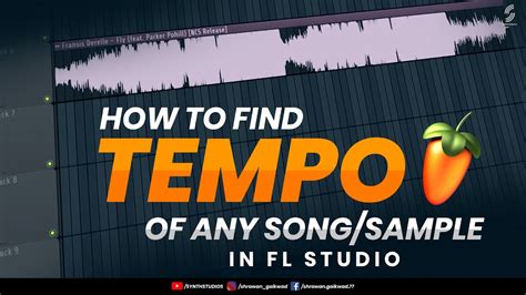 How To Find Tempo Of Any Song Or Samples In FL Studio Synth Studio S