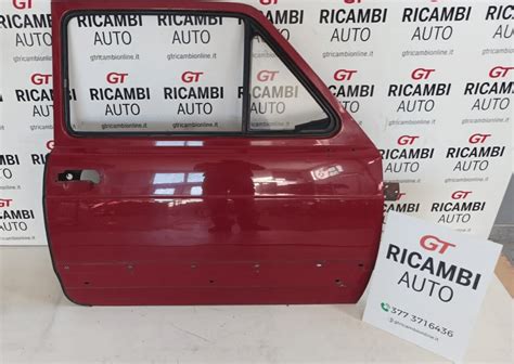 Fiat Serie Porta Destra Sportello Passeggero Colore Rosso