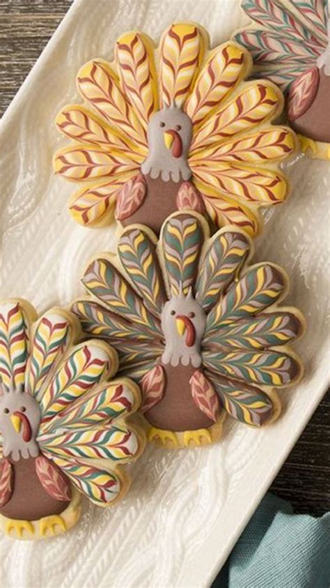 Festive Turkey Cookies For Christmas Ts