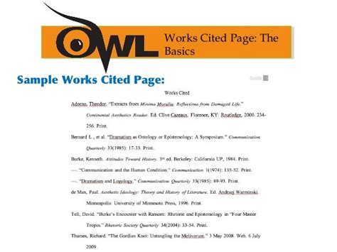 Purdue Owl Mla Format