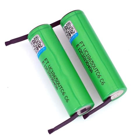 Pcs Vtc V Mah Li Ion Rechargeable Battery A Discharge