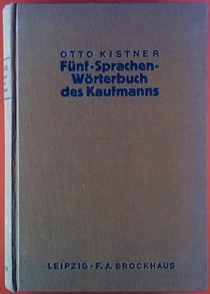 F Nf Sprachen W Rterbuch Des Kaufmanns Deutsch Franz Sisch Englisch