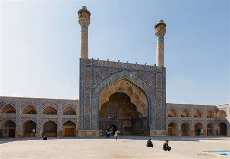 South Iwan Of The Courtyard Of Jameh Or Jame Mosque Iran S Oldest